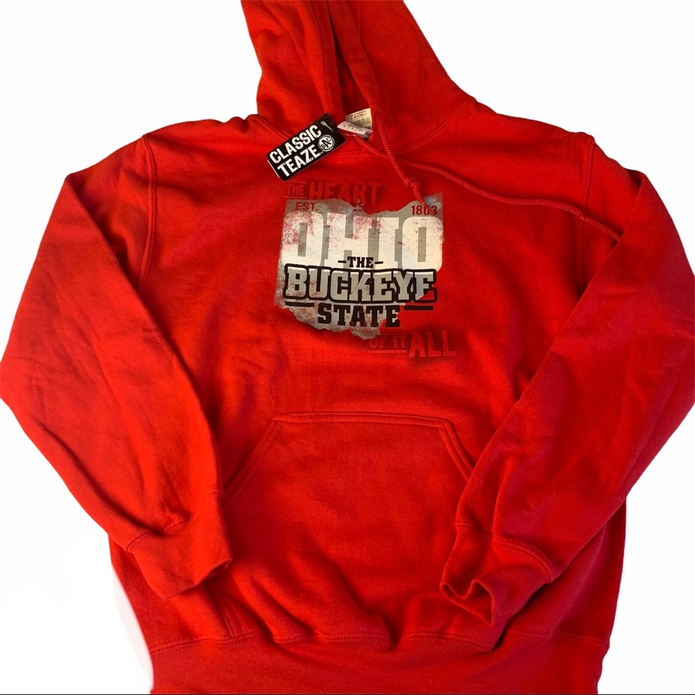 {Ohio} Unisex w/FREE window cling | Souvenir Hoodie Size Small NWT | Sweatshirt
